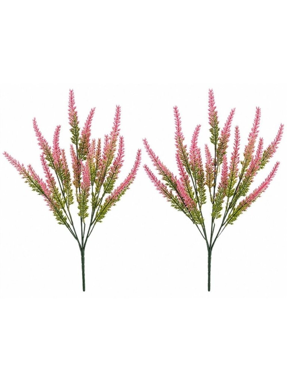 Blush Pink Faux Lavender Stems Artificial Heather Bush Floral Filler Wreath Flow